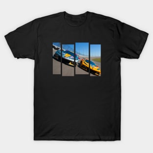 Dual C8.R racecars on Daytona International Speedway race track Supercar Sports car C8 Racing car T-Shirt